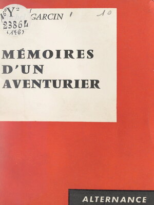 cover image of Mémoires d'un aventurier